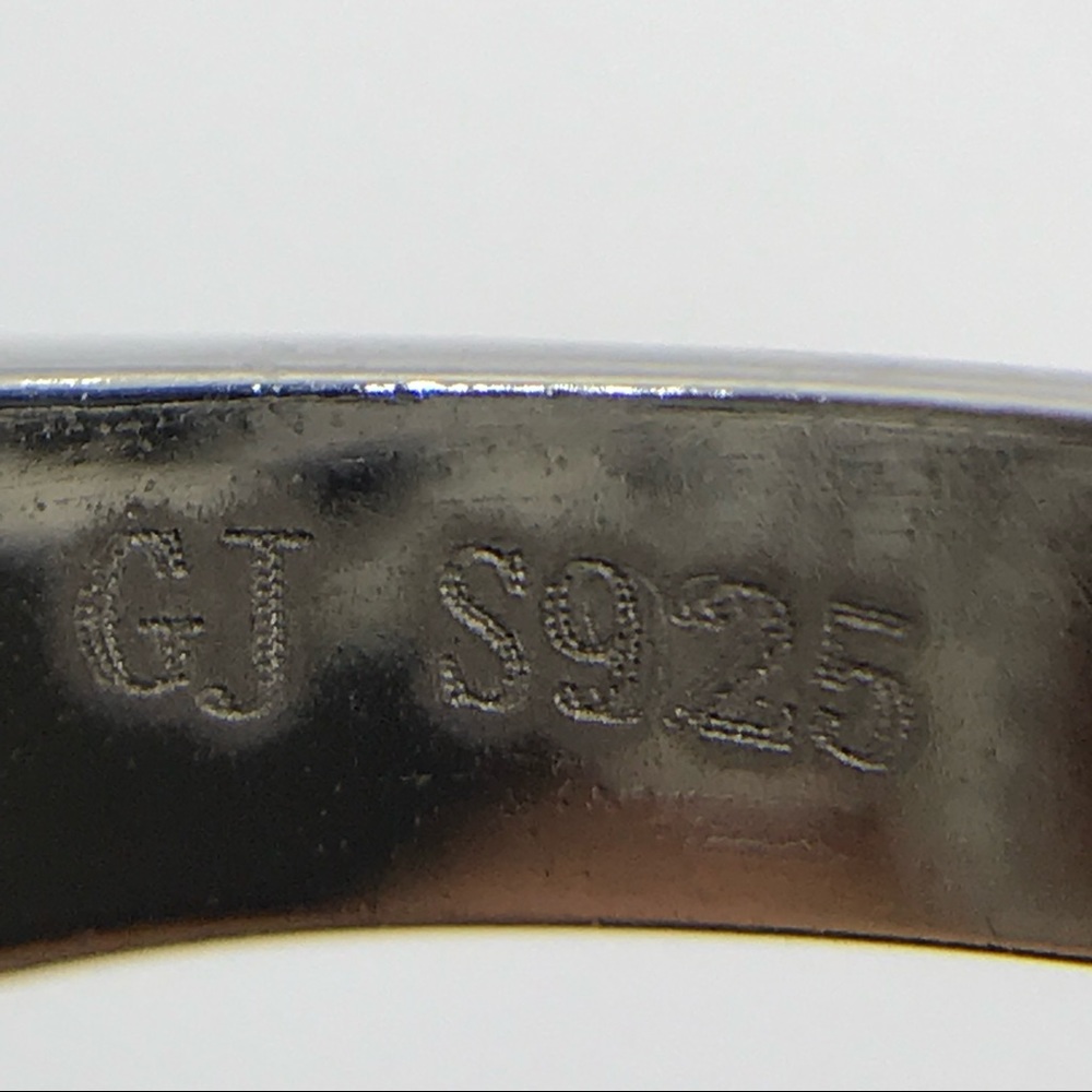 925 Sterling Silver Zigzag Design Ring - image 6